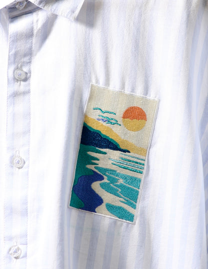 SUNDAY Embroidered Shirt