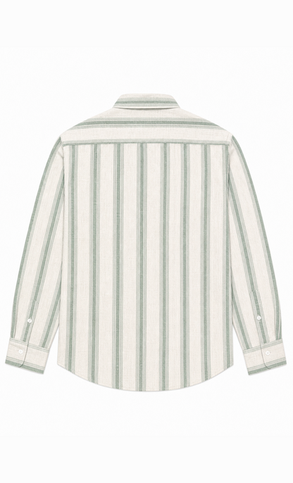 Lime-Mint, Linen Shirt