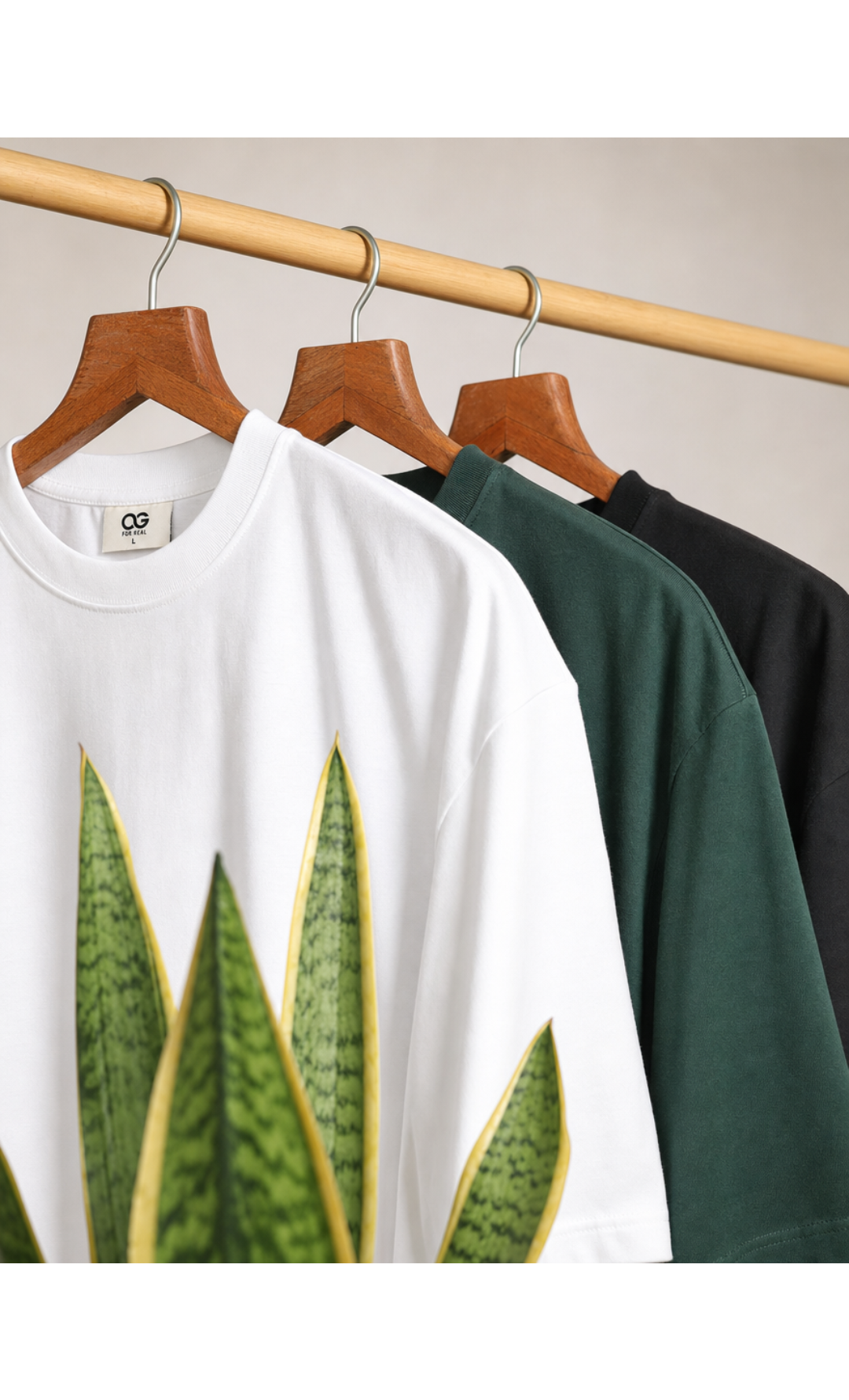 3 Plain Tee Combo, T-shirt