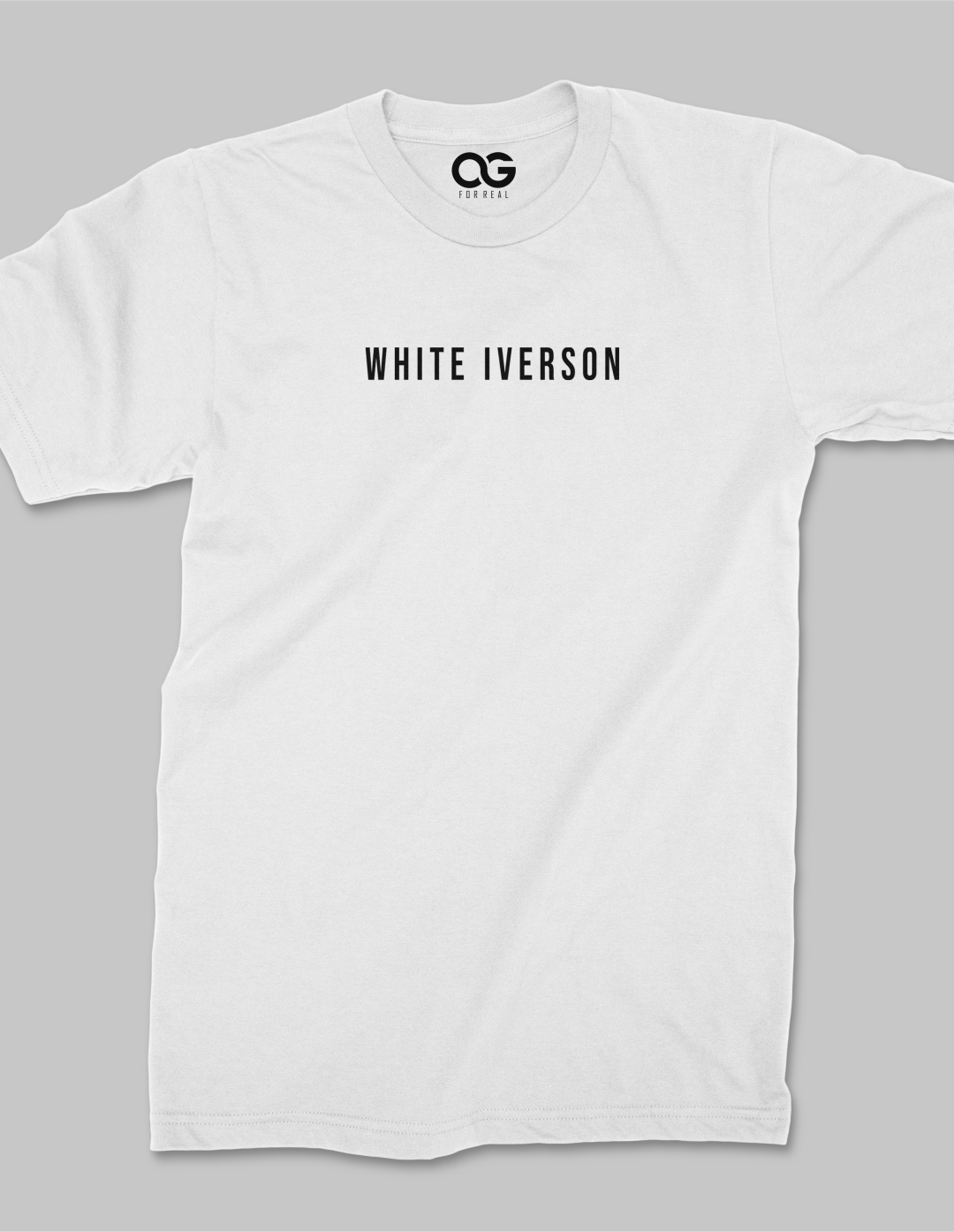 white iverson t shirt